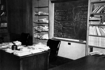 Despacho de Einstein en Princeton en el día de su muerte